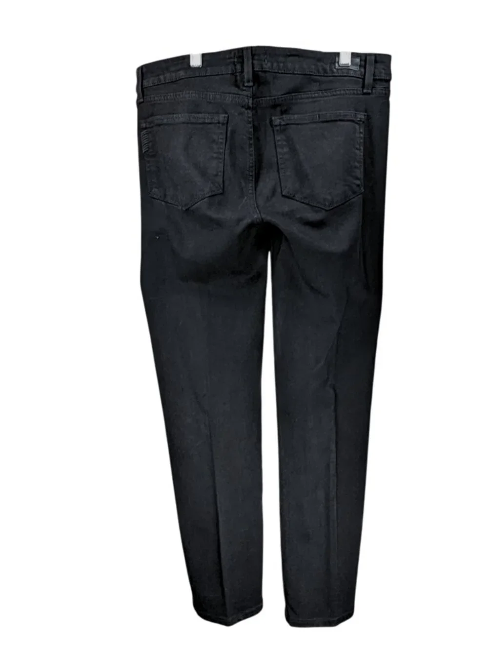 Paige 31 Black Skyline Skinny Mid Rise Ankle Stretch 5-Pocket Denim Jeans